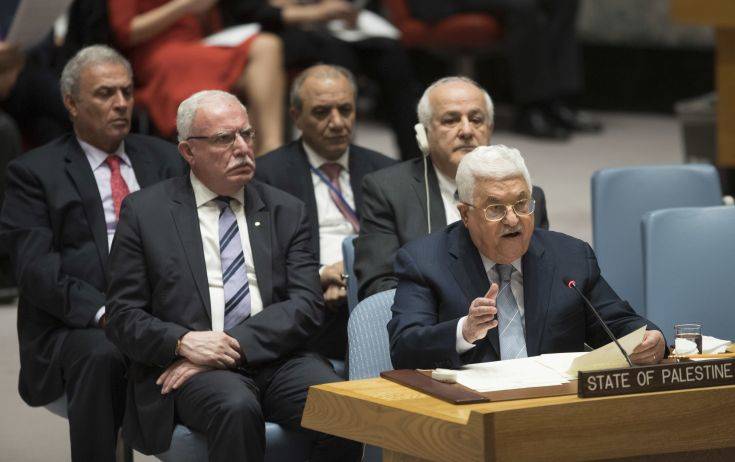 Ο Αμπάς ζητά «πολυμερή μηχανισμό» για την ειρήνη στη Μέση Ανατολή