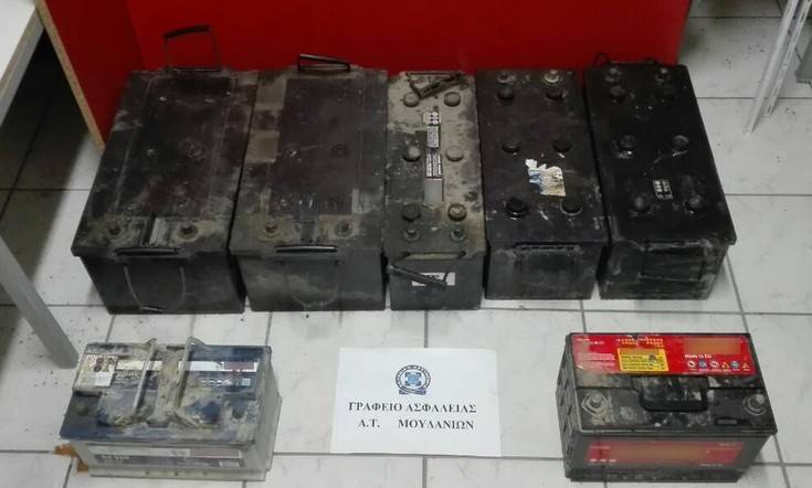 Έκλεψαν 46 μπαταρίες από φορτηγά στη Χαλκιδική αξίας 14.000 ευρώ