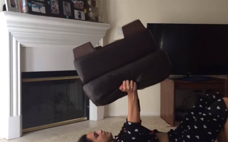 Ευτράπελα από τη γυμναστική στο σπίτι