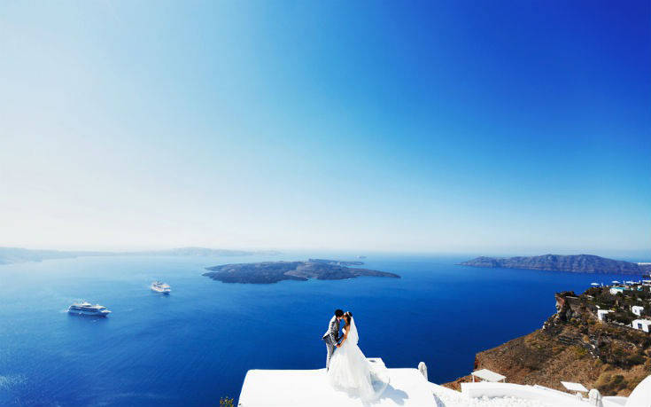 Ποιους ελληνικούς προορισμούς «ψηφίζουν» οι ξένοι για το γάμο τους στην Ελλάδα;