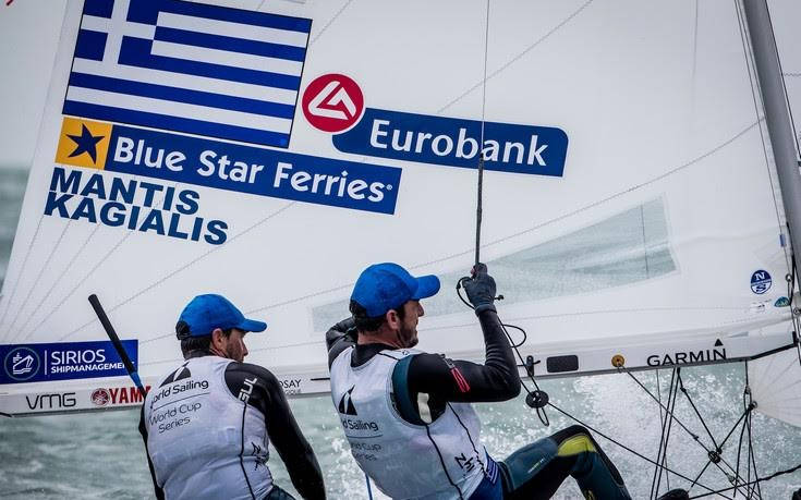 Η Blue Star Ferries χορηγός των ιστιοπλόων Παναγιώτη Μάντη και Παύλου Καγιαλή