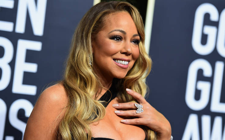Η Mariah Carey με διχτυωτό καλσόν και σέξι κορμάκι