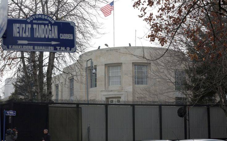 «Απειλή» κρατά σήμερα κλειστή την αμερικανική πρεσβεία στην Άγκυρα