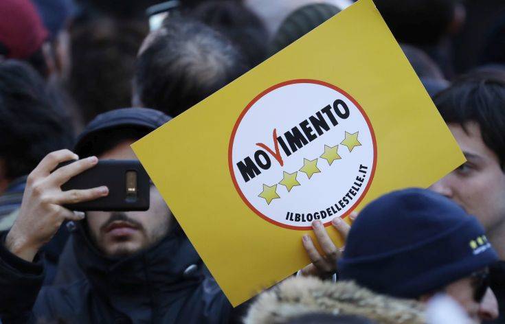 Πρωτιά για τα «Πέντε Αστέρια» στην Ιταλία δείχνουν τα exit polls