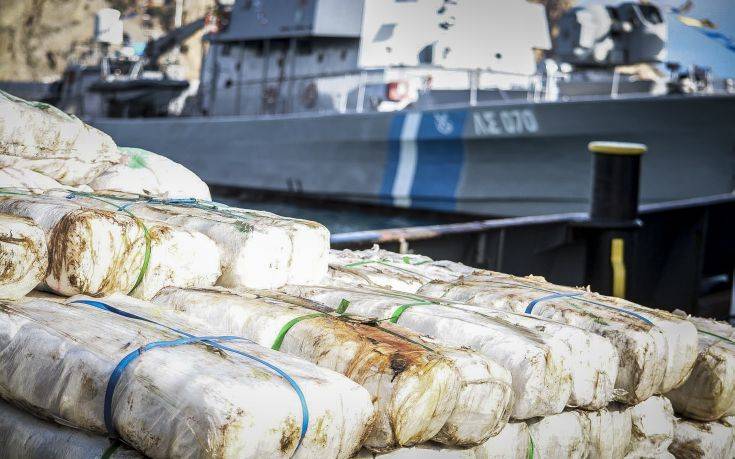 Πάνω από έναν τόνο τα ναρκωτικά σε πλοίο στην Κρήτη