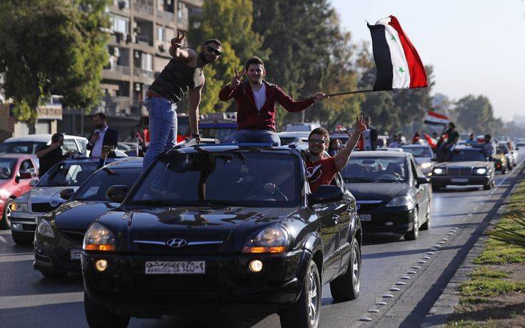 Βγήκαν στους δρόμους στη Δαμασκό