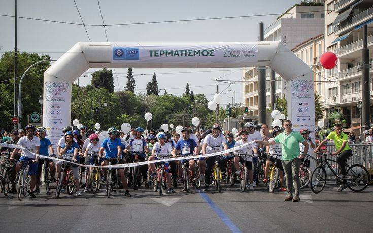 Κορίτσια με φορέματα, ποδήλατα και κρουστά