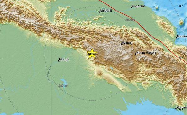 Σεισμός 6,5 Ρίχτερ στην Παπούα Νέα Γουινέα