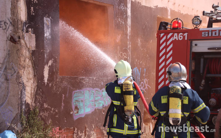 Το πρώην εργοστάσιο λιπασμάτων… παίρνει «φωτιά»