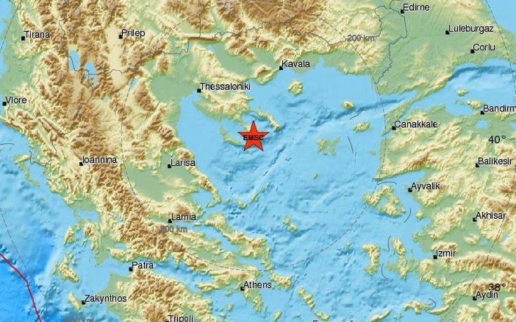 Σεισμός τώρα στην Χαλκιδική