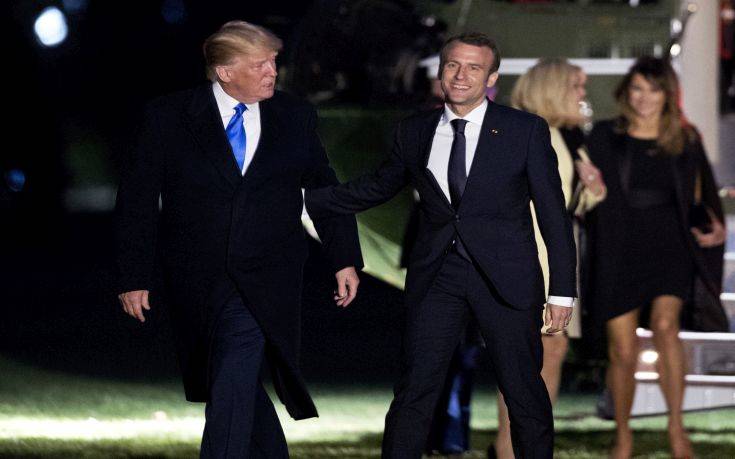 Δοκιμάζεται σήμερα η φιλία Μακρόν-Τραμπ