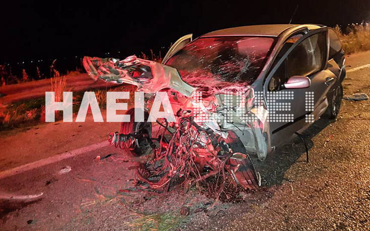 Σοκαριστικές εικόνες από τροχαίο στην Πατρών-Πύργου