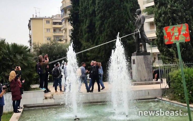 Πήγαν να κόψουν με αλυσοπρίονο το άγαλμα του Τρούμαν