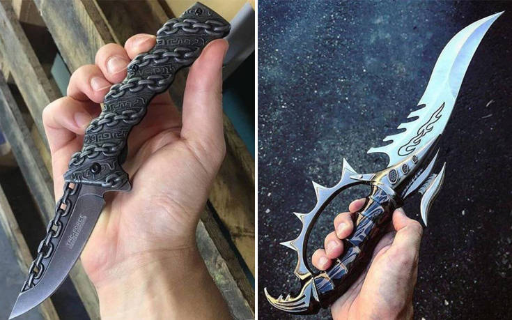 Μαχαίρια που δε θα βρεις στην κουζίνα