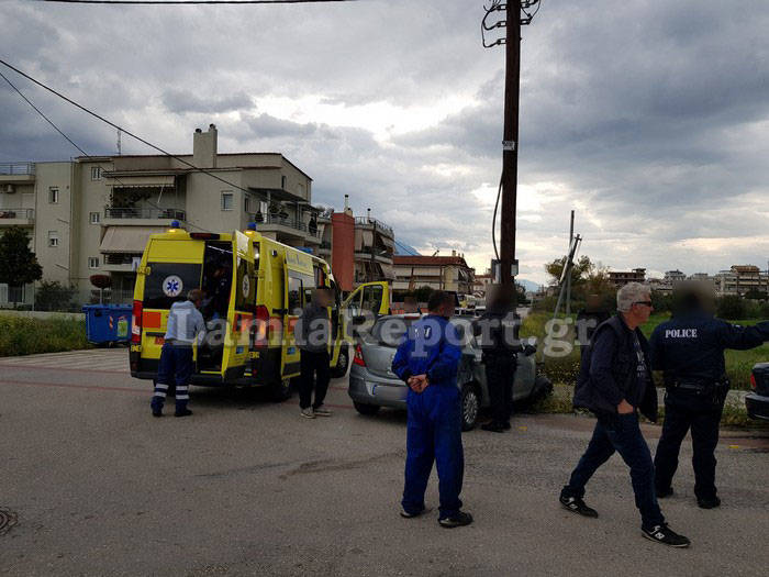 Τροχαίο με δύο τραυματίες στη Λαμία