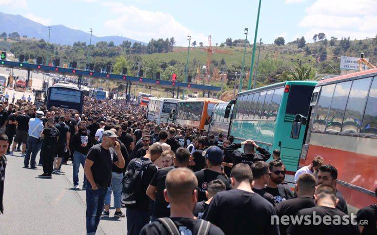 Έφτασαν στις Αφίδνες οι πρώτοι οπαδοί του ΠΑΟΚ