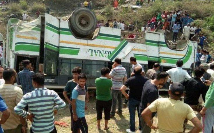 Πολύνεκρο δυστύχημα με λεωφορείο στην Ινδία