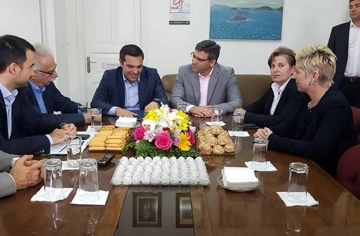 Έφτασε στη Λήμνο ο Αλέξης Τσίπρας