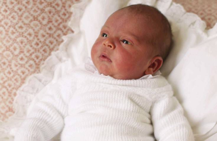Οι πρώτες φωτογραφίες του νεογέννητου πρίγκιπα Λούι