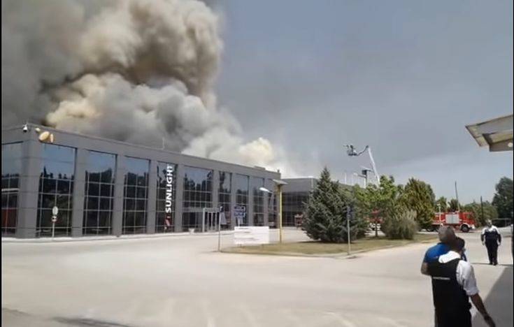 Έσβησε η φωτιά στο εργοστάσιο κατασκευής μπαταριών στην Ξάνθη