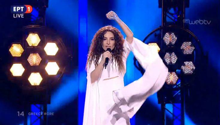Καταχειροκροτήθηκε η Γιάννα Τερζή στον πρώτο ημιτελικό της Eurovision 2018