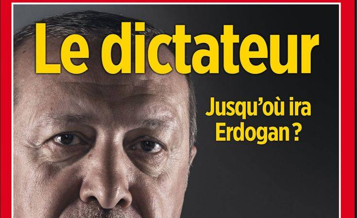Το εξώφυλλο περιοδικού με τον «δικτάτορα» Ερντογάν προκαλεί αντιδράσεις