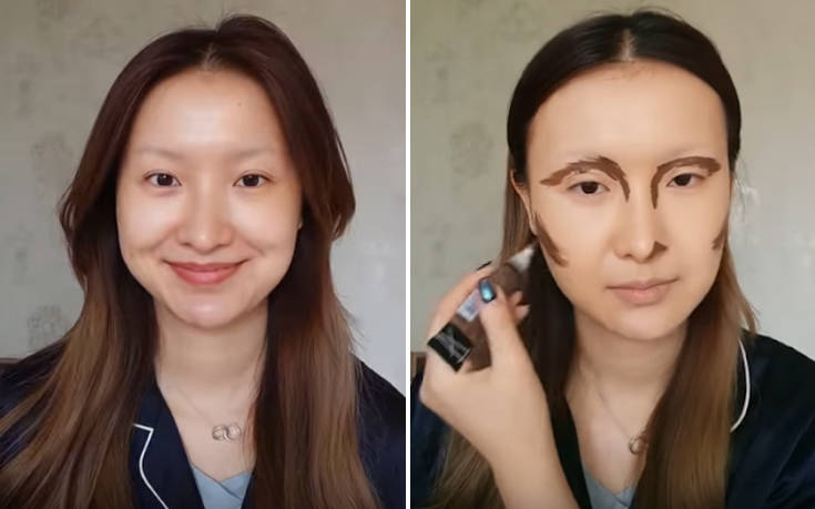 Μετέτρεψε τον εαυτό της σε Μόνα Λίζα