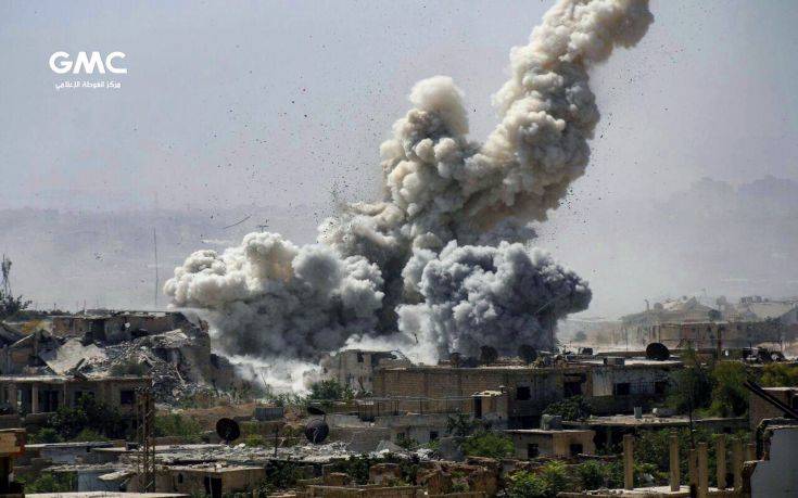 Νεκρά 12 μέλη της ίδιας οικογένειας από βομβαρδισμούς στη Συρία