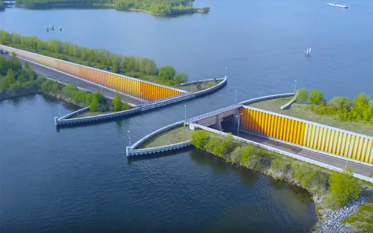 Μια ξεχωριστή υποθαλάσσια γέφυρα στην Ολλανδία