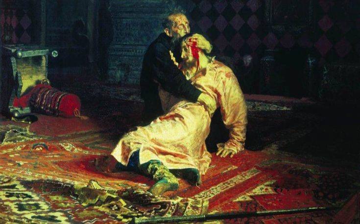 Οργή στη Ρωσία για τον βανδαλισμό του πίνακα «Ο Ιβάν ο Τρομερός και ο γιος του»