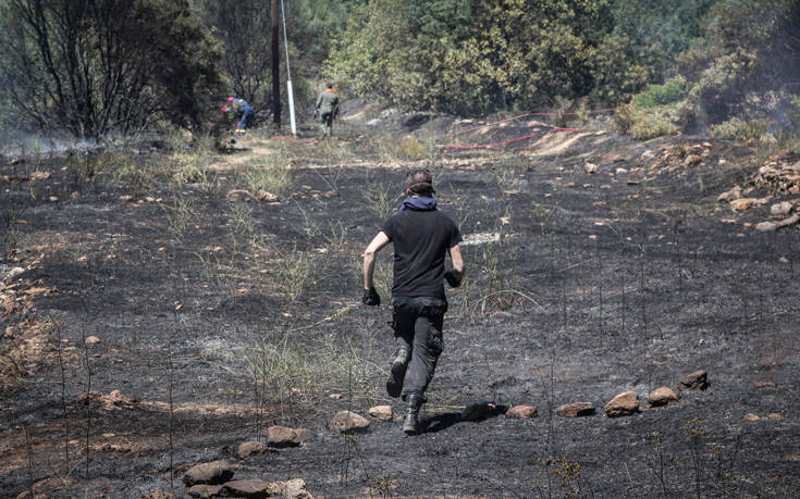 Υπό μερικό έλεγχο η πυρκαγιά στο άλσος Συγγρού