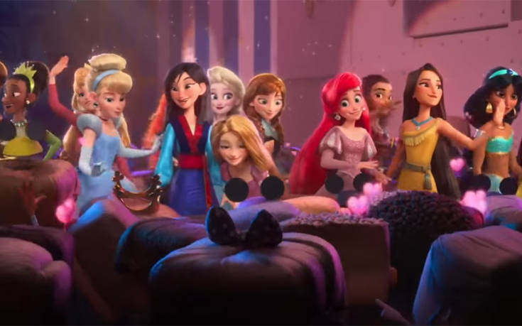Για πρώτη φορά όλες οι πριγκίπισσες της Ντίσνεϊ σε μία ταινία