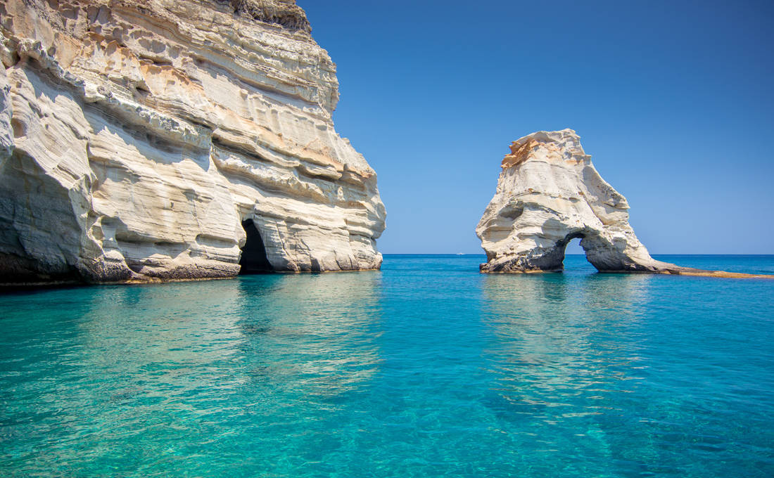 Συναρπαστικό τοπίο στο Κλέφτικο της Μήλου