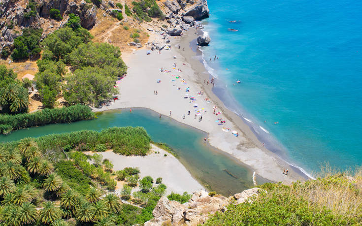 Συλλήψεις για ελεύθερο κάμπινγκ στην λίμνη Πρέβελης στην Κρήτη