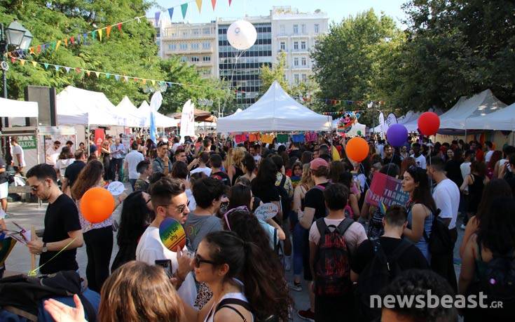 Body painting και πολύ κέφι στο Athens Pride 2018