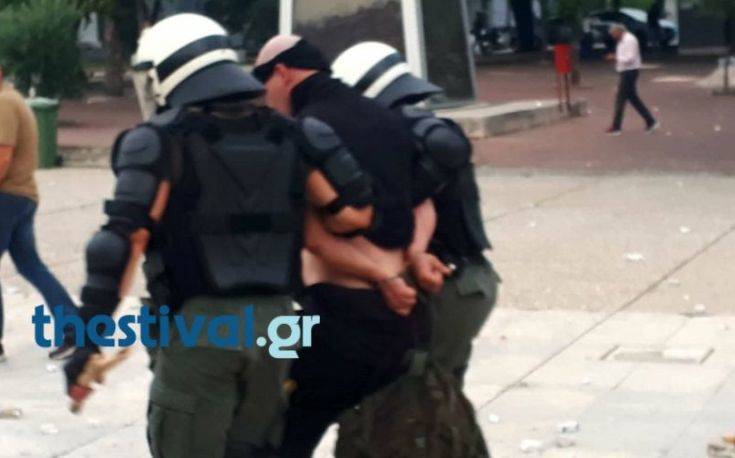 Μία σύλληψη στα επεισόδια στη Θεσσαλονίκη