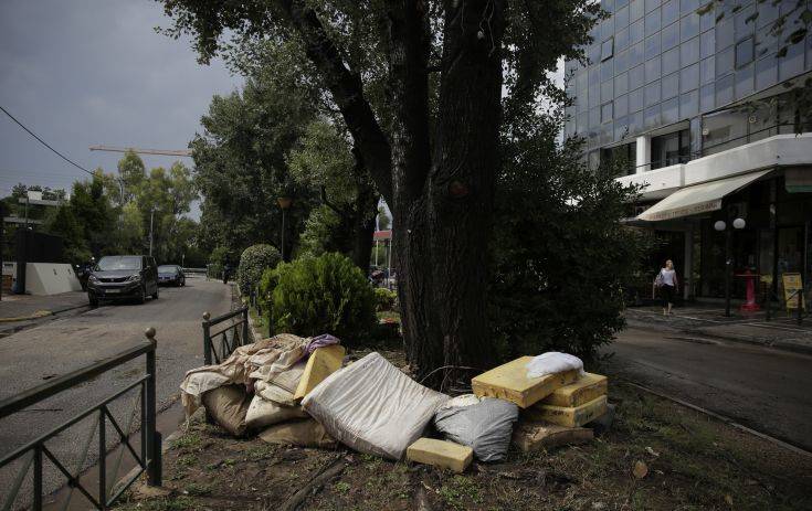 Η Αθήνα στο έλεος της νεροποντής