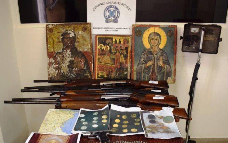 Πατέρας και γιος συνελήφθησαν για αρχαιοκαπηλία