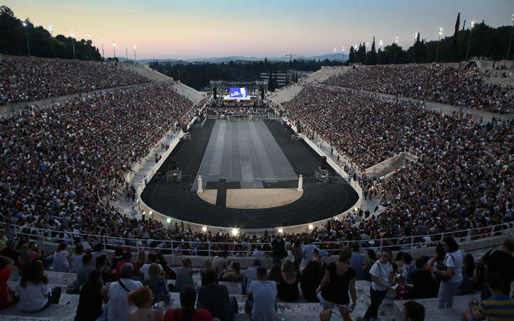 Εικόνες από τη συναυλία στο Καλλιμάρμαρο