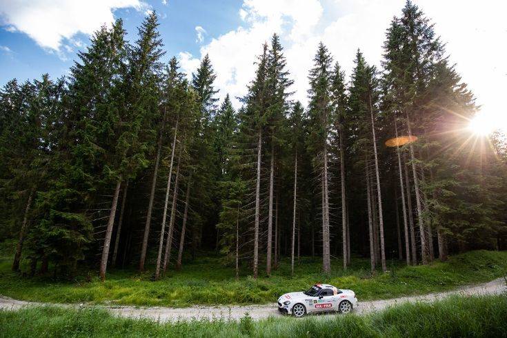 Στο βάθρο τo Abarth 124 Rally