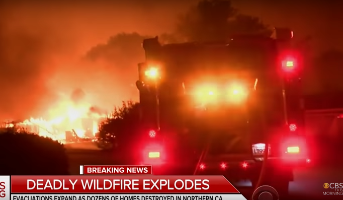 Βίντεο από την φωτιά που καίει ανεξέλεγκτα στην Καλιφόρνια