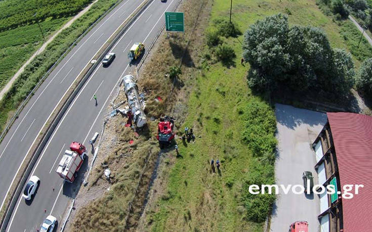 Θανατηφόρο τροχαίο στην Εγνατία, ανετράπη βυτιοφόρο