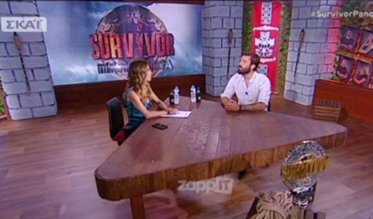 Το «ευχαριστώ» του νικητή του Survivor Ηλία Γκότση στη Μελίνα