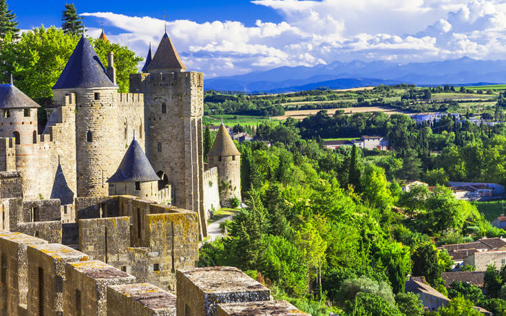 Μια μεσαιωνική καστροπολιτεία στη νότια Γαλλία