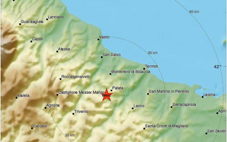 Σεισμός τώρα στην Ιταλία
