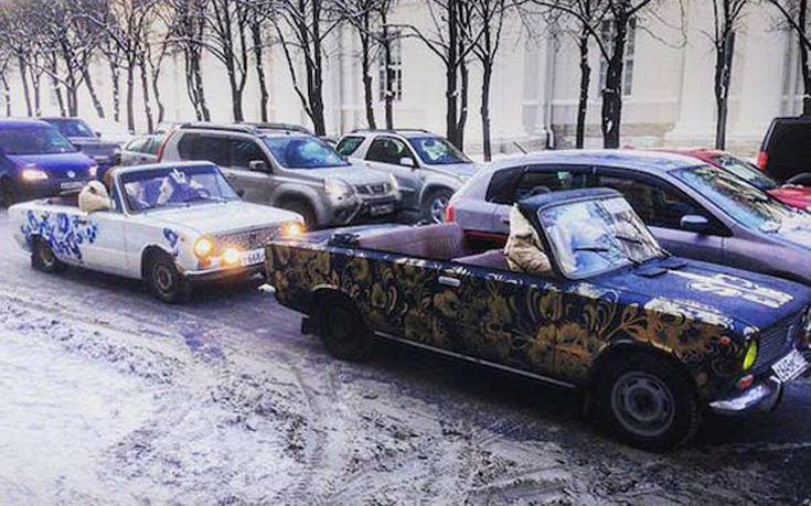 Στους δρόμους της Ρωσίας τίποτα δεν είναι παράξενο