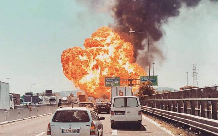 Μεγάλη έκρηξη κοντά στο αεροδρόμιο της Μπολόνια