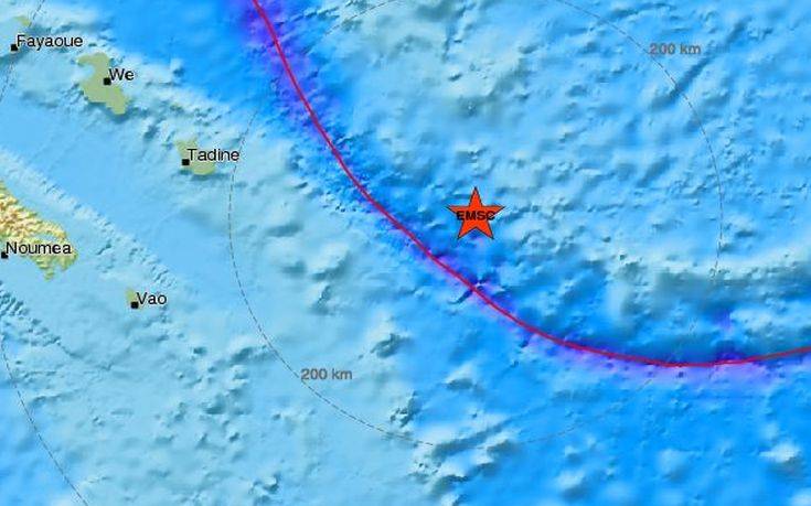 Μόλις δέκα χιλιόμετρα το εστιακό βάθος του σεισμού στον Ειρηνικό ωκεανό