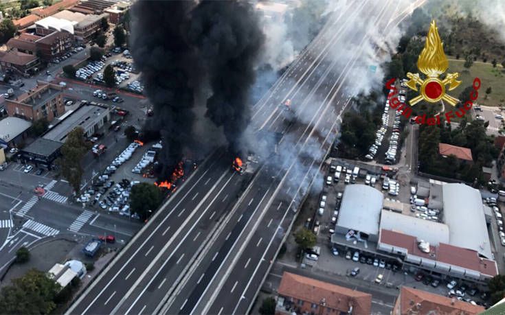 Ένας νεκρός και 55 τραυματίες από την έκρηξη στην Μπολόνια