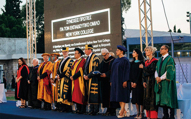 New York College Educational Group, μεγαλοπρεπείς αποφοιτήσεις με διεθνές αποτύπωμα